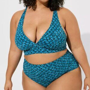 Torrid - Mermaid High Waist Smooth Swim Bottom (ONLY) - NWOT
